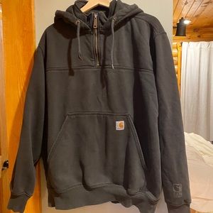 Thrifted Carhart half zip hoodie